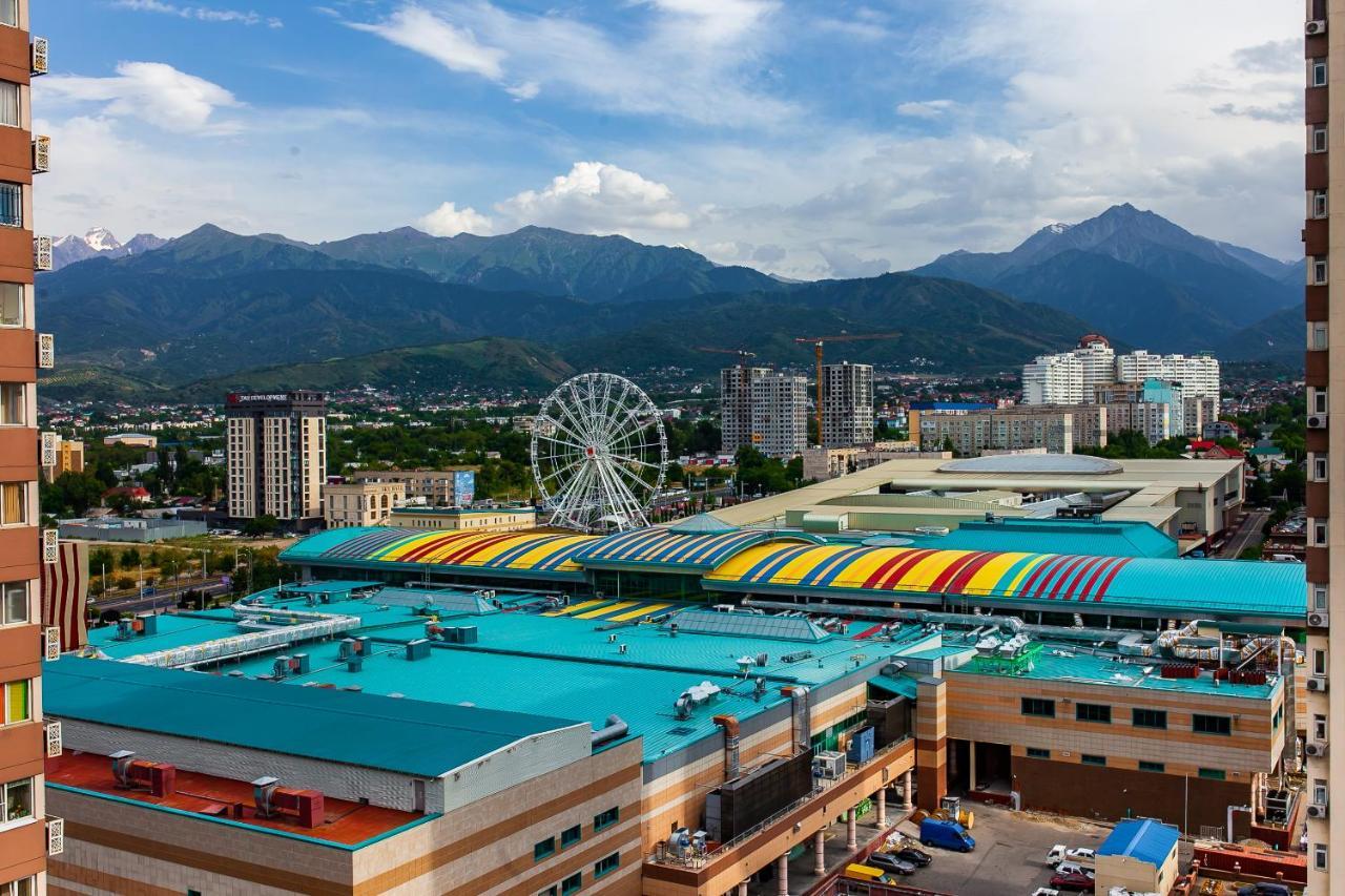 2 Ком Студия На 18 Этаже С Панорамным Видом На Горы В Жк Мега Тауер Almaty Luaran gambar